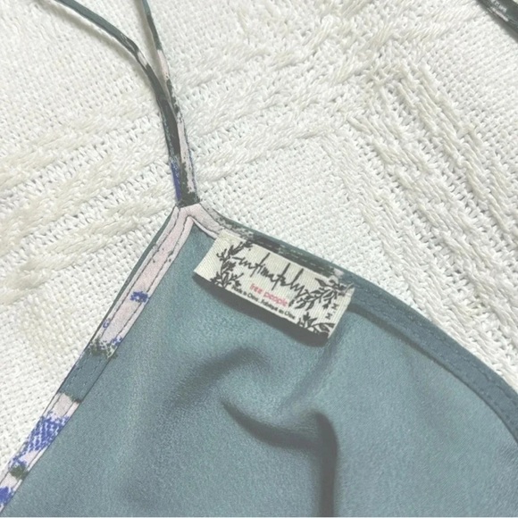 Free People Blue Cascades Mini Dress - Picture 8 of 8